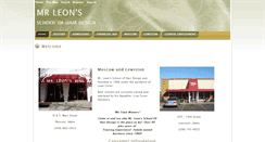 Desktop Screenshot of mrleons.com